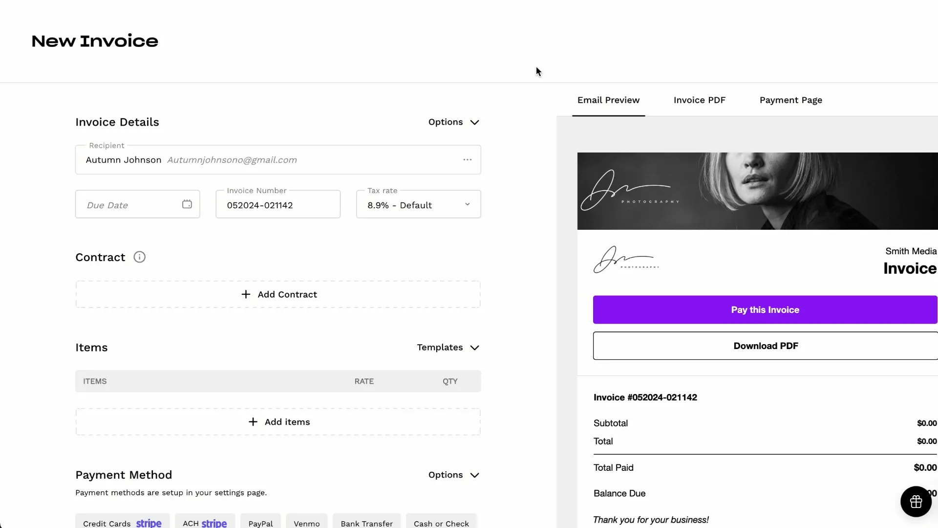 Invoicing & Payments